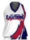 Control Series Premium - Womens/Girls "Thunderbolt" Custom Sublimated Racerback Softball Jersey