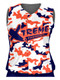 Control Series Premium - Womens/Girls "Camo" Custom Sublimated Sleeveless Button Front Softball Jersey