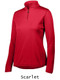 Womens "Attain" 1/4 Zip Basketball Shooting Shirt Adult Long Sleeve All Sports Uniforms
