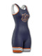 Womens "Defeated" Custom Sublimated Wrestling Singlet