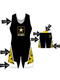 Adult/Youth "Half Nelson" Custom Sublimated Wrestling Singlet with Grappler Shorts