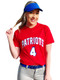 Girls "Splitter" Two-Button Softball Jersey