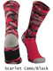 Woodland Camo Crew Softball Sock