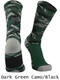 Woodland Camo Crew Softball Sock