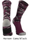 Woodland Camo Crew Softball Sock