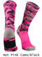 Woodland Camo Crew Softball Sock