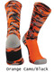 Woodland Camo Crew Softball Sock