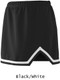Girls "Energy" V-notch Cheer Skirt With Trim