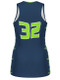 Quick Ship Plus - Womens/Girls "Sonar" Custom Sublimated Sleeveless Softball Jersey