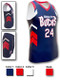 Saver Series - Womens/Girls "Buck" Custom Sublimated Basketball Set