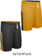 Adult 9" Inseam "Center" Reversible Basketball Shorts