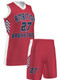 Quick Ship - Womens/Girls Racerback "Yield" Custom Sublimated Basketball Uniform