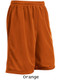 Adult 7" Inseam "Low Cut Zone" Mesh Basketball Shorts