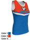 Control Series - Womens/Youth "Burst" Custom Sublimated Track Singlet Womens/Youth Sublimated Track Singlets All Sports Uniforms