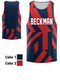 Control Series - Adult/Youth "Patriot" Custom Sublimated Track Singlet Adult/Youth Sublimated Track Singlets All Sports Uniforms