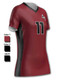 Control Series Premium - Womens/Girls "Side Insert Solid Short Sleeve" Custom Sublimated Volleyball Jersey Premium Volleyball Jerseys All Sports Uniforms