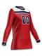 Control Series - "Accrue" Custom Sublimated Volleyball Jersey Long Sleeve Volleyball Jerseys All Sports Uniforms