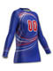 Control Series - "Ace" Custom Sublimated Volleyball Jersey Long Sleeve Volleyball Jerseys All Sports Uniforms