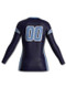 Control Series - "Columbia" Custom Sublimated Volleyball Jersey Long Sleeve Volleyball Jerseys All Sports Uniforms