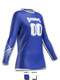 Control Series - "Sector" Custom Sublimated Volleyball Jersey Long Sleeve Volleyball Jerseys All Sports Uniforms
