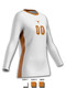 Control Series - "Side Insert" Custom Sublimated Volleyball Jersey Long Sleeve Volleyball Jerseys All Sports Uniforms