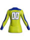 Control Series - "Spike" Custom Sublimated Volleyball Jersey Long Sleeve Volleyball Jerseys All Sports Uniforms