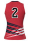 Control Series - "Dink" Sleeveless Custom Sublimated Volleyball Jersey Sleeveless Volleyball Jerseys All Sports Uniforms