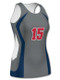 Control Series - "Spire" Sleeveless Custom Sublimated Volleyball Jersey Sleeveless Volleyball Jerseys All Sports Uniforms