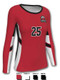 Control Series - "Eagle" Custom Sublimated Volleyball Jersey Long Sleeve Volleyball Jerseys All Sports Uniforms