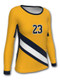 Control Series - "Jump Ball" Custom Sublimated Volleyball Jersey Long Sleeve Volleyball Jerseys All Sports Uniforms