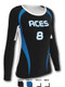 Control Series - "Quick Set" Custom Sublimated Volleyball Jersey Long Sleeve Volleyball Jerseys All Sports Uniforms