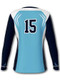 Control Series - "Booster" Custom Sublimated Volleyball Jersey Long Sleeve Volleyball Jerseys All Sports Uniforms