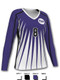 Control Series - "Jumper" Custom Sublimated Volleyball Jersey Long Sleeve Volleyball Jerseys All Sports Uniforms