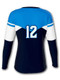 Control Series - "Attack Block" Custom Sublimated Volleyball Jersey Long Sleeve Volleyball Jerseys All Sports Uniforms