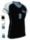 Control Series - Quick Ship "Cap Sleeve Bump Pass" Custom Sublimated Volleyball Jersey Short Sleeve Volleyball Jerseys All Sports Uniforms