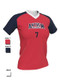 Control Series - Quick Ship "Short Sleeve Approach" Custom Sublimated Volleyball Jersey Short Sleeve Volleyball Jerseys All Sports Uniforms