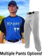 Adult/Youth "Instinct" Two-Button Baseball Uniform Set Two-Button Sets All Sports Uniforms