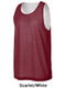 Adult/Youth "Hustle" Decorated Reversible Basketball Jersey All Sports Uniforms