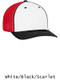 Tri-Color Trucker Mesh Moisture Control Baseball League Cap League Baseball Admin Products All Sports Uniforms