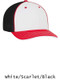 Tri-Color Trucker Mesh Moisture Control Baseball League Cap - Order League Baseball Admin Products All Sports Uniforms