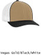 Tri-Color Trucker Mesh Moisture Control Baseball League Cap - Order League Baseball Admin Products All Sports Uniforms