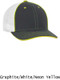 Tri-Color Trucker Mesh Moisture Control Baseball League Cap - Order League Baseball Admin Products All Sports Uniforms