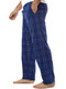 Adult Boxercraft "Harley Flannel" Navy Field Day Plaid Pajama Pants Adult Pajama Pants All Sports Uniforms
