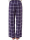 Youth Boxercraft "Harley Flannel" Purple/White Pajama Pants Youth Pajama Pants All Sports Uniforms