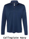 Adult Adidas Lightweight 1/4 Zip Basketball Shooting Shirt Adult Long Sleeve Shooting Shirts All Sports Uniforms