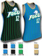 Quick Ship - Womens/Girls "Chain" Custom Sublimated Reversible Basketball Uniform Control Series Womens Reversible Basketball All Sports Uniforms
