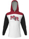 Control Series - Adult/Youth "Sideline" Custom Sublimated Long Sleeve Hooded Shooting Shirt Hooded Sublimated Shooting Shirts All Sports Uniforms