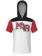 Control Series - Adult/Youth "Sideline" Custom Sublimated Short Sleeve Hooded Shooting Shirt Hooded Sublimated Shooting Shirts All Sports Uniforms