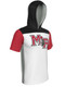 Control Series - Adult/Youth "Sideline" Custom Sublimated Short Sleeve Hooded Shooting Shirt Hooded Sublimated Shooting Shirts All Sports Uniforms