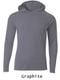 Adult "Long Sleeve Terrorize" Performance Wicking Hoodie Tee Adult Tops All Sports Uniforms